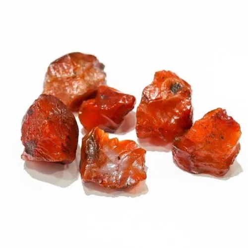 Red Carnelian Stone Rough Gemstone