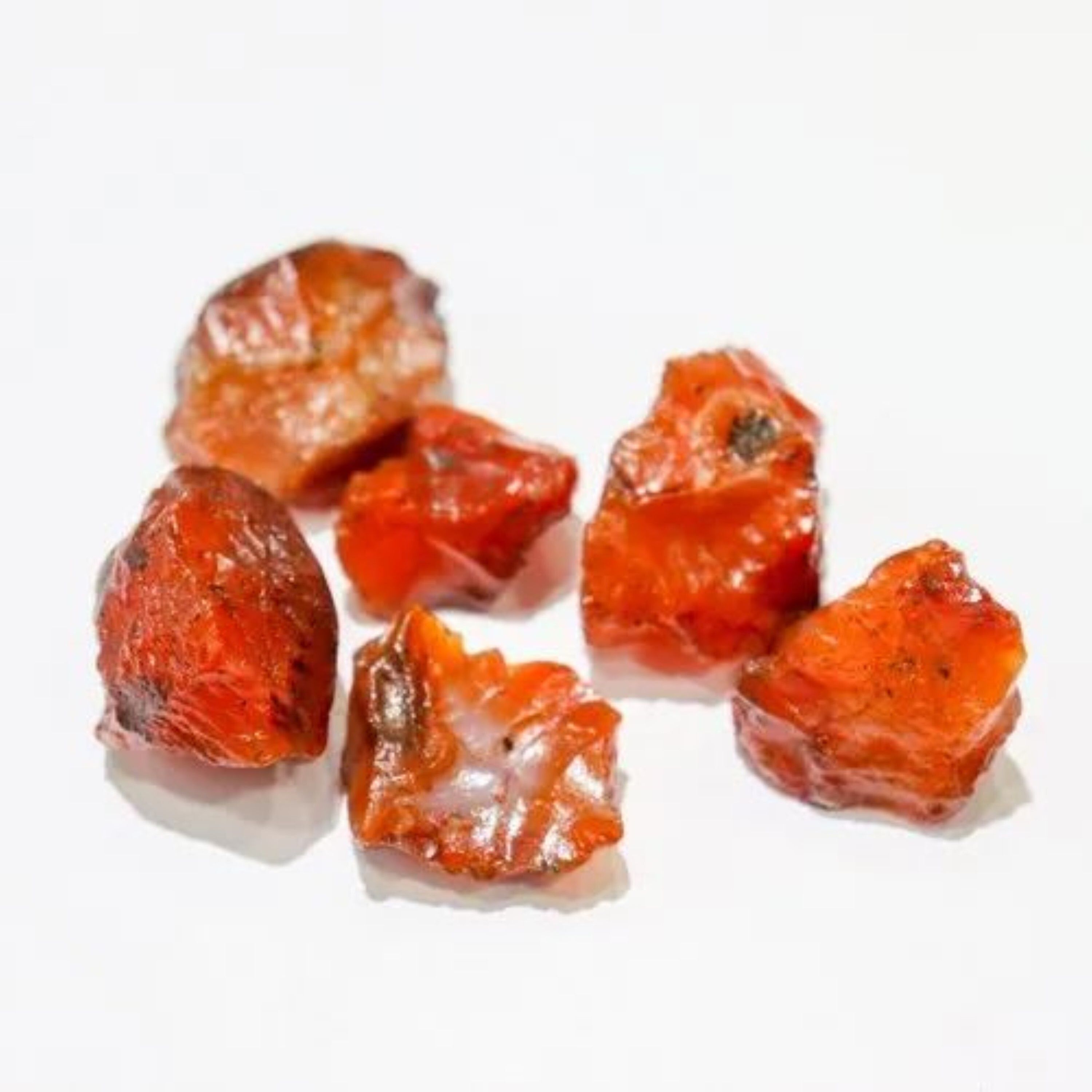 Red Carnelian Stone Rough Gemstone