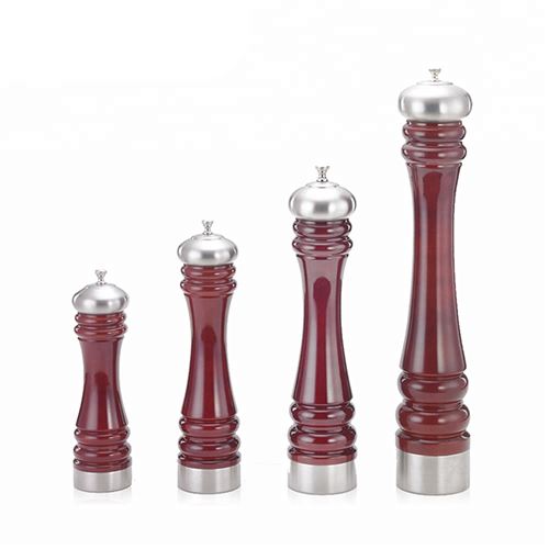 Holar Taiwan Made Chef Special Piano Red Salt Pepper Grinders with Stainless Steel