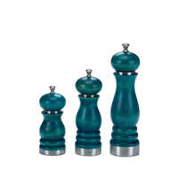 Holar Taiwan Made Classic French Cerulean Blue Salt Pepper Mill with Stainless Steel