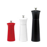 Holar Taiwan Made Customized Color Wood Salt Pepper Grinder Set with Adjustable Ceramic Rotor