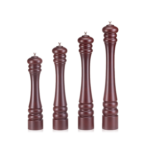 Holar Taiwan Made Large Size Wood Salt and Pepper Mills Set for Restaurant