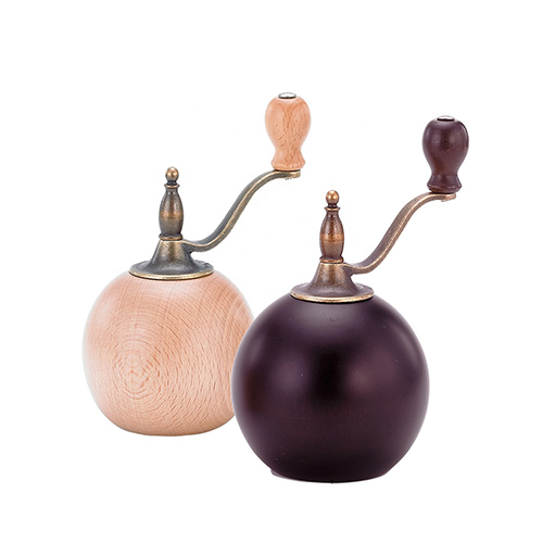 Holar Taiwan Made Stylish Ball Shaped Salt and Pepper Mill with Adjustable Coarseness