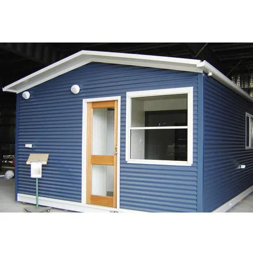 Blue-White Portable Small Office Cabin
