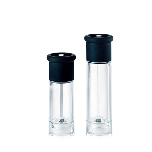 Holar Taiwan Made Manual Pepper Mill with Black Top