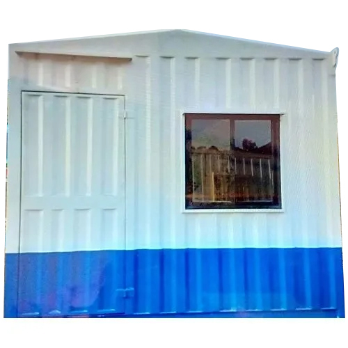 White-Blue Heavy Duty Prefabricated Cabin
