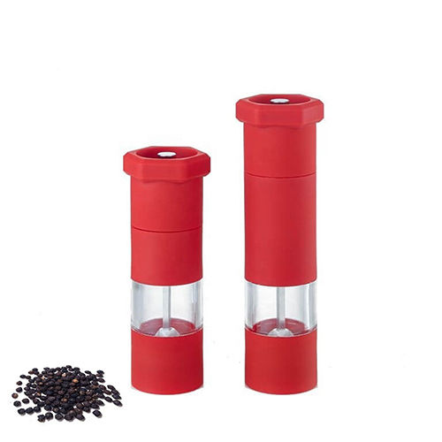 Holar Taiwan Made Red Pepper Grinder with Visible Window