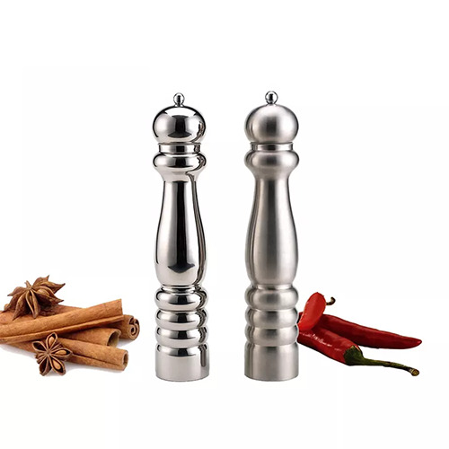 Holar 100 Taiwan Made 12 H Pepper And Salt Mill with Stainless steel(Type 304)