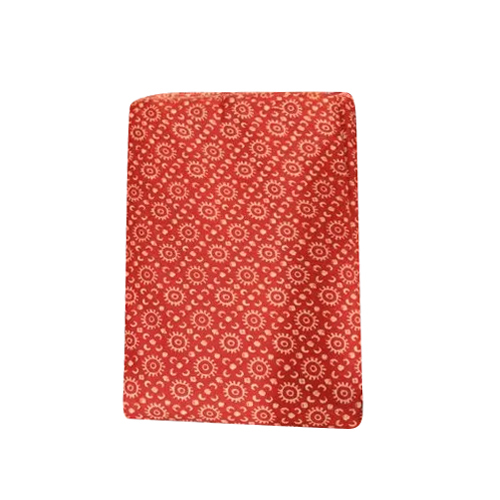 Printed Red Cotton Fabric