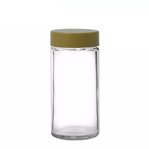 Holar Round Condiment Seasoning Jars with Airtight Shaker Lids