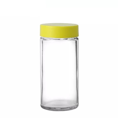 Holar Spice Container 3.5 OZ Empty Spice Jars Glass with Shaker Lids