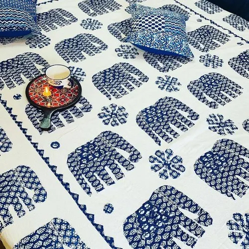 Elephant Art Luxury Bedspread