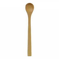 Holar Taiwan Made Premium Eco-Friendly Reusable Milk Coffee Bean Round Bamboo Spoon