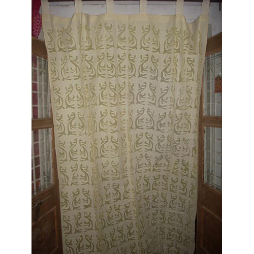 Printed Cutwork Cotton Curtains
