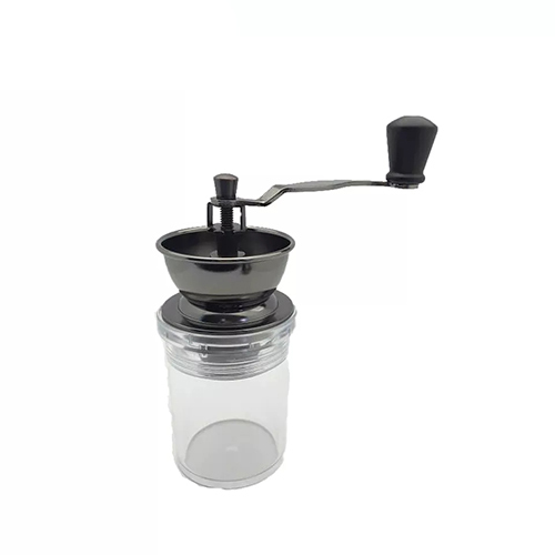 Holar Taiwan Made Manual Coffee Grinder with Clear Acrylic Body And Hand Crank
