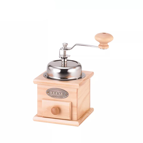 Holar Taiwan Made Hand-crack Roller Coffee Grinder with Rubber Woods