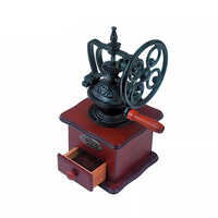 Holar Taiwan Made Hand-crank Roller Coffee Grinder with Rubber Wood