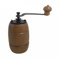 Holar Taiwan Made Conical Manual Coffee Grinder with Rubber Woods