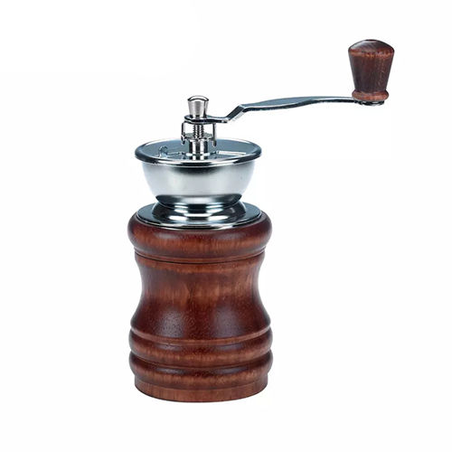 Holar Taiwan Made Wooden Manual Coffee Grinder with Ceramic Burr