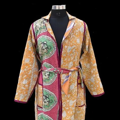 Multicolor Vintage Kantha Quilted Jackets