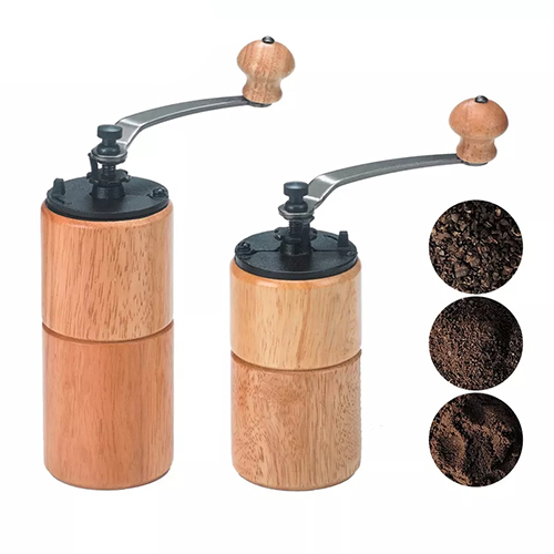 Holar Taiwan Made Best Wooden Manual Coffee Grinder with Conical Burr