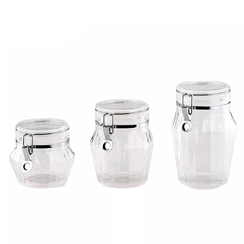 Holar Taiwan Made All Clear Plastic Food Jar Canister with Acrylic