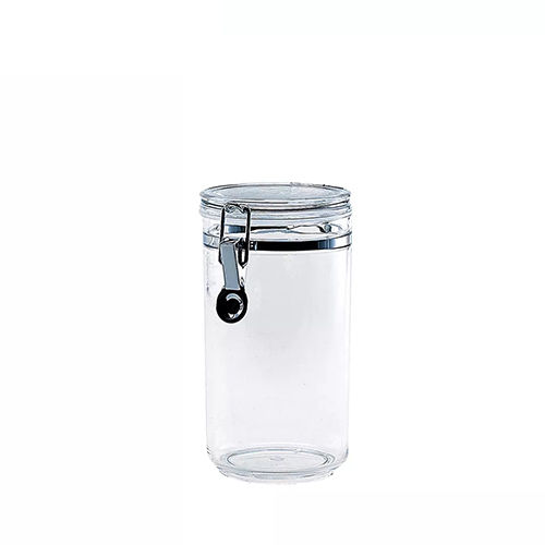 Holar Taiwan Made Clear Airtight Durable 1L Acrylic Buckle Canister