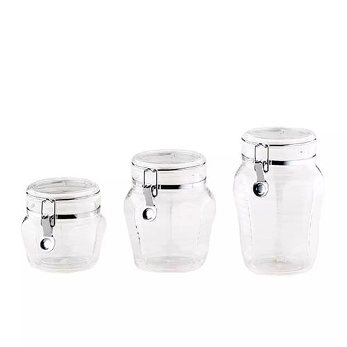 Holar Taiwan Made Crystal Clear Body Acrylic Airtight Food Container