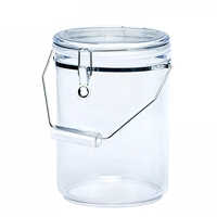 Holar Taiwan Made Jumbo 200 oz Clear Food Storage Container with Clamp Lid