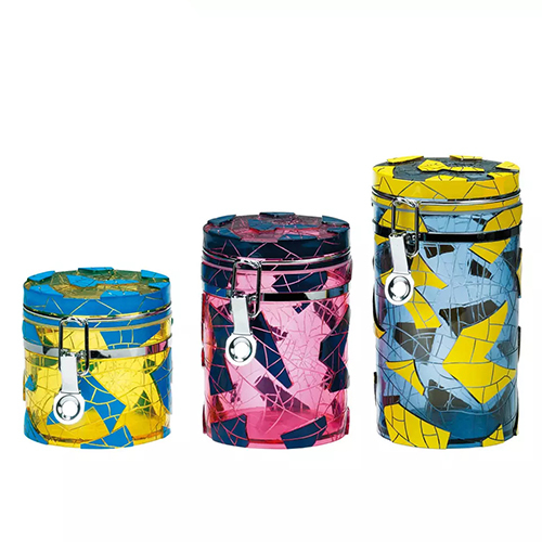 Holar Taiwan Made Colorful Eye-catching Canister with Clip Clamp Closure