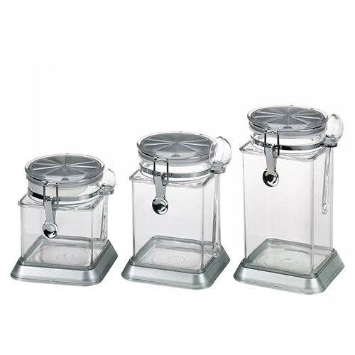 Transparent Holar Taiwan Made Kitchen Airtight Canisters For Candy Cookie Chocolate