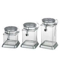 Holar Taiwan Made Kitchen Airtight Canisters for Candy Cookie Chocolate