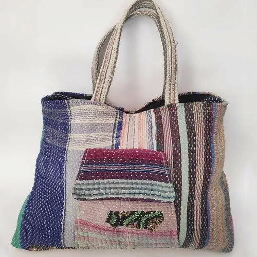 Vintage Kantha Shoulder Bag