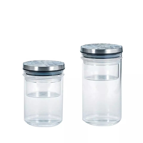 Holar Taiwan Made 2-Layer Food Plastic Container with Stainless Steel Lid