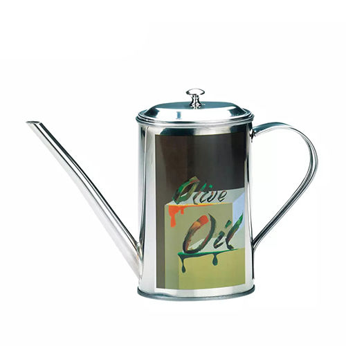 Silver Holar Taiwan Made Stainless Steel Olive Oil Can