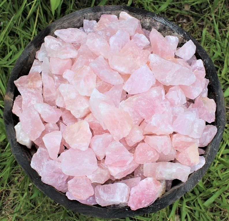 Rose Quartz Stone Rough Gemstone