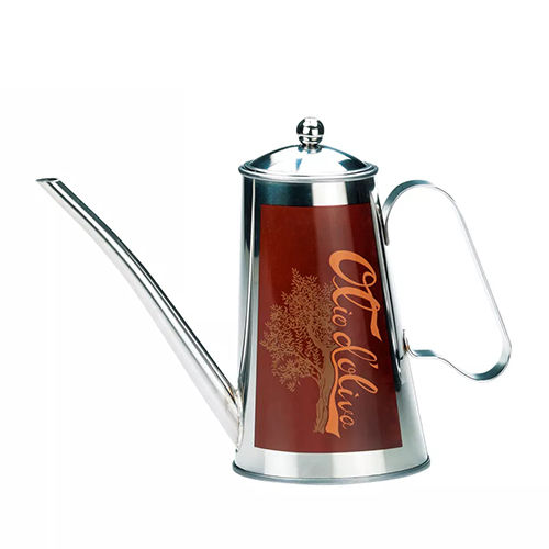 Silver Holar Taiwan Made Food-Grade Oil Can For Kitchen