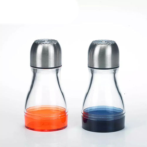 Holar Taiwan Made Blue Orange Salt and Pepper Shaker