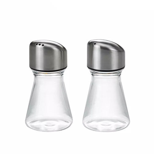 Transparent Holar Taiwan Made Plastic Salt And Pepper Shakers With Oil And Vinegar Dispenser Cruets