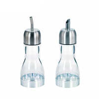 Holar Taiwan Made Silver Oil Vinegar Dispenser Set