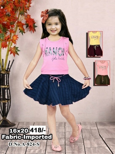 New style kids skirts top