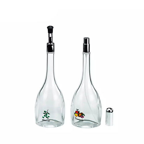 Transparent Holar Taiwan Made Acrylic Oil And Vinegar Bottle Cruet