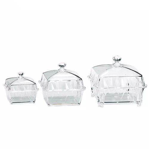 Transparent Holar Taiwan Made Durable Crystal Clear Snacks Server With Acrylic