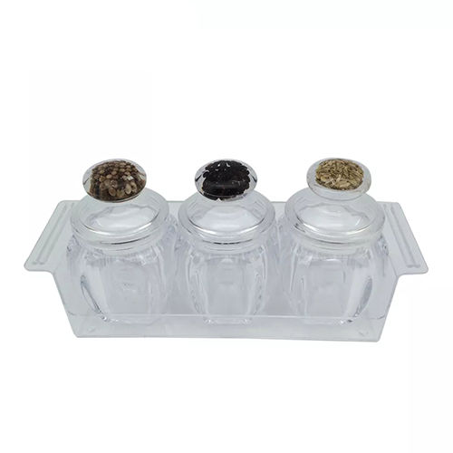 Transparent Holar Taiwan Made Premium Plastic Containers For Spice Herbs Seasonings