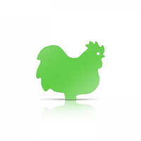 Holar Taiwan Made Chicken Shaped Plastic Chopping Blocks Cutting Board