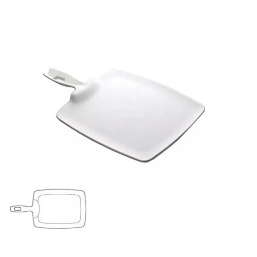 Holar Taiwan Made Pure White Plastic Chopping Cutting Board with Handle