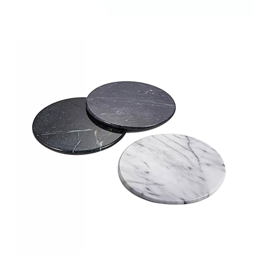 Holar Taiwan Made 8 10 12Round Marble Serving Board Set For Cheese Dessert Application: Industrial