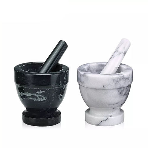 Holar Taiwan Made Mini Small Medium Large Marble Mortar And Pestle Set For Herb Spices Application: Industrial