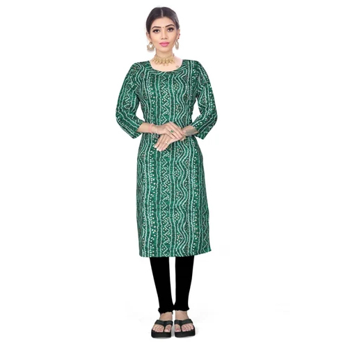 Ladies Fancy Designer Cotton Kurti - Cotton Customized Size | Washable Printed Design Perfect for Daily Wear