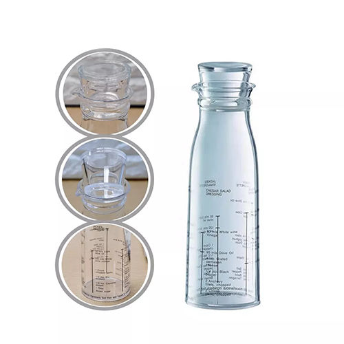 Holar Taiwan Made Leak-Free Measuring Salad Dressing Bottle Shaker